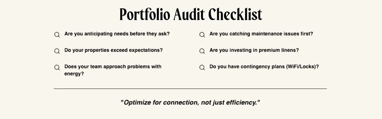 Hotel-plus cleanliness standards for short-term rentals including sensory experience and premium amenities